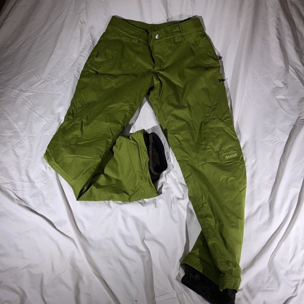 Orage Brand Green Women’s Winter Ski Snowboard Insulated Pants